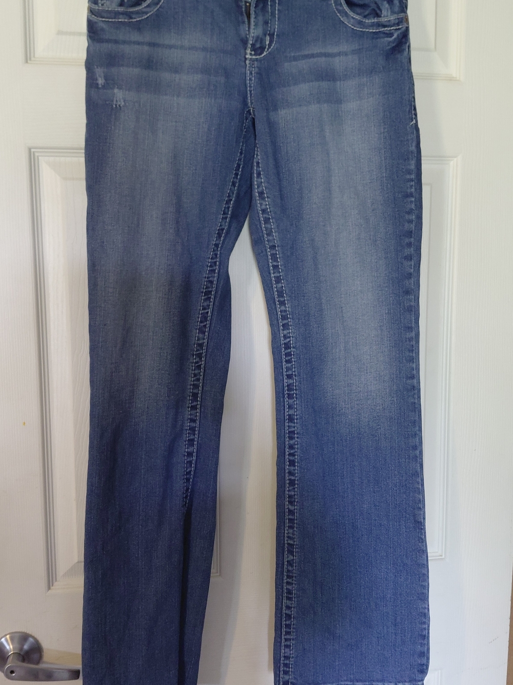 Maurices Medium Blue Straight Leg Jeans